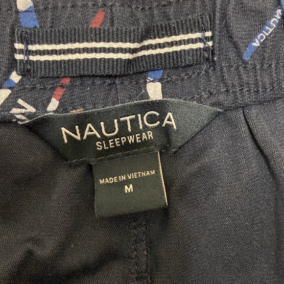 NAUTICA Men’s M sleep/PJ pants. Hockey stick logo. - Picture 4 of 5
